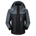 Men Winter Thick Fleece Waterproof Outwear down Jackets Coats Size Xxxl Black